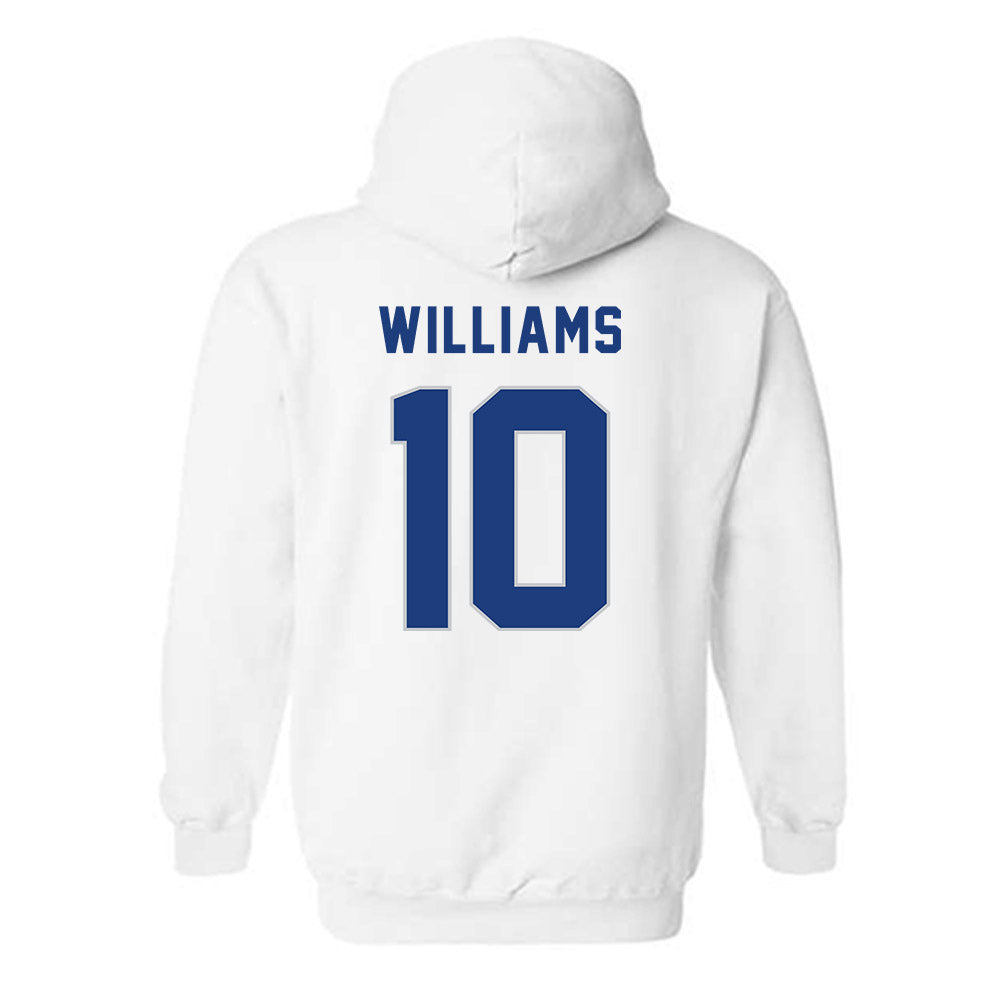 CCSU - NCAA Men's Basketball : Jakobe Williams - Hooded Sweatshirt-1