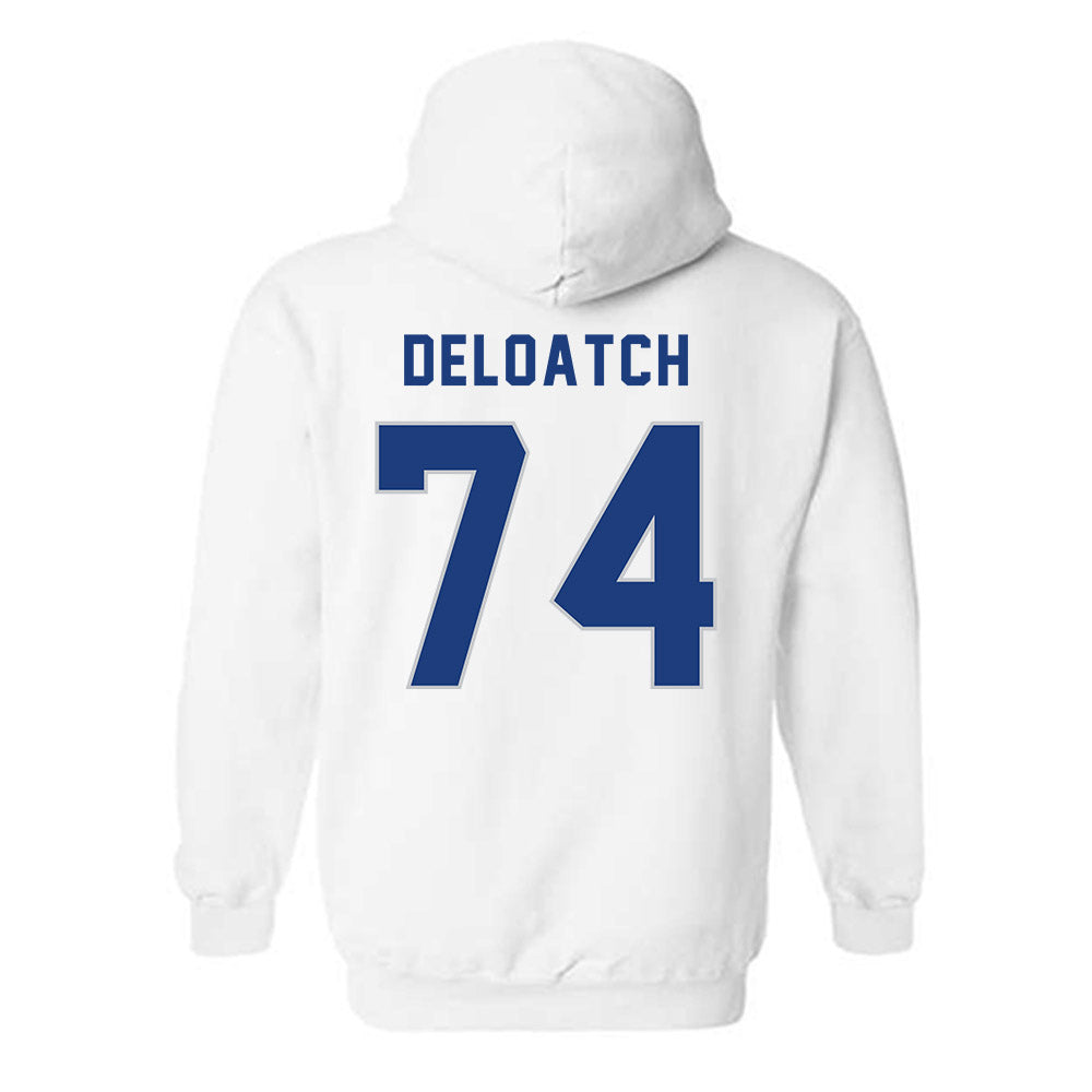 CCSU - NCAA Football : Isaiah Deloatch - Hooded Sweatshirt-1