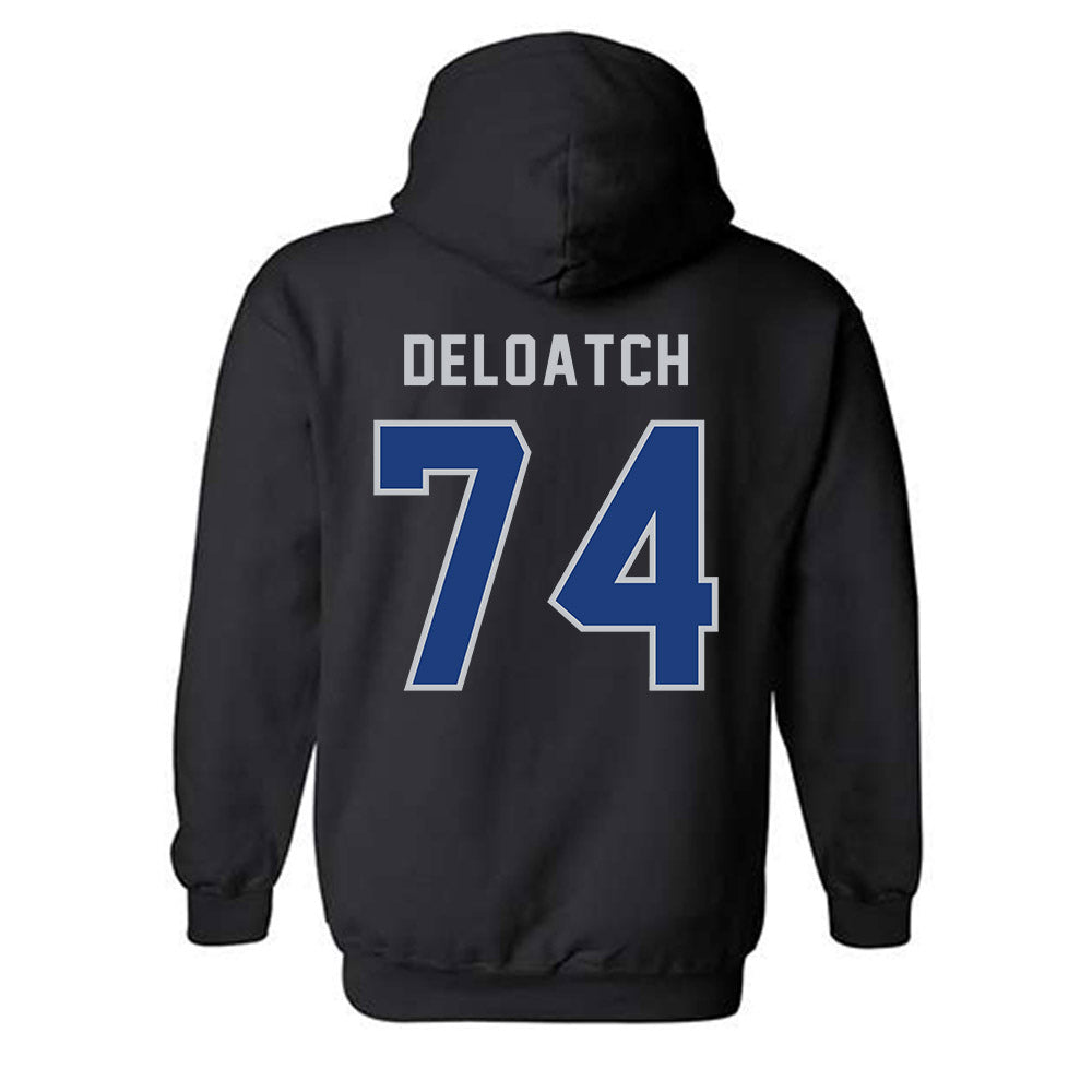 CCSU - NCAA Football : Isaiah Deloatch - Hooded Sweatshirt-1