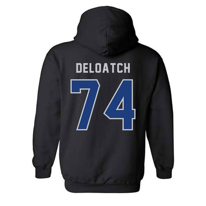 CCSU - NCAA Football : Isaiah Deloatch - Hooded Sweatshirt-1