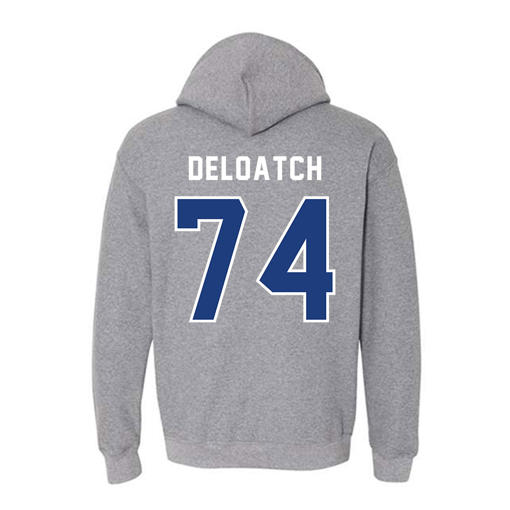 CCSU - NCAA Football : Isaiah Deloatch - Hooded Sweatshirt-1