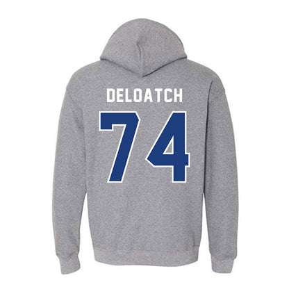 CCSU - NCAA Football : Isaiah Deloatch - Hooded Sweatshirt-1