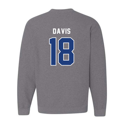 CCSU - NCAA Football : Mykhi Davis - Crewneck Sweatshirt-1