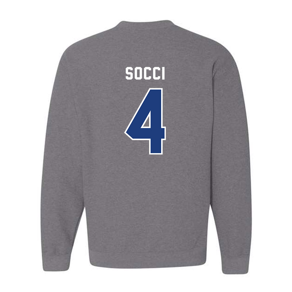 CCSU - NCAA Women's Lacrosse : Jennifer Socci - Crewneck Sweatshirt-1