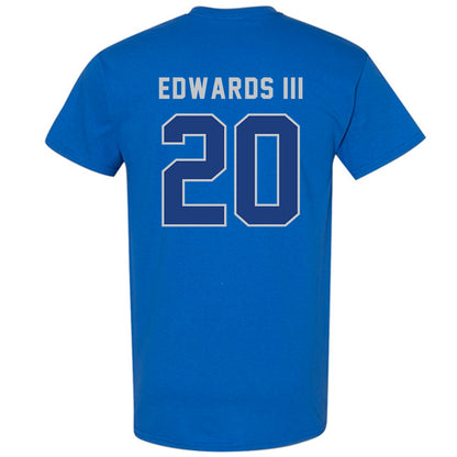 CCSU - NCAA Men's Basketball : Corsley Edwards III - T-Shirt-1