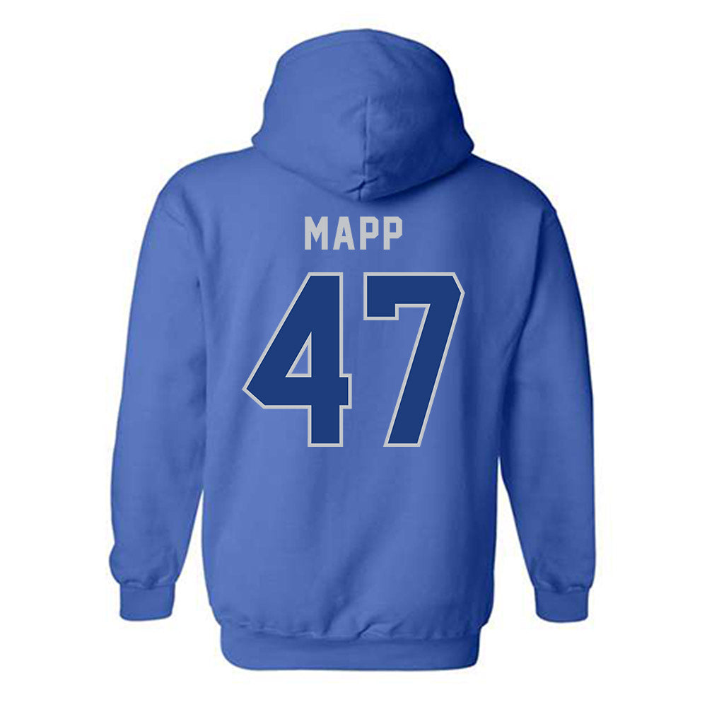 CCSU - NCAA Football : Malachi Mapp - Hooded Sweatshirt-1