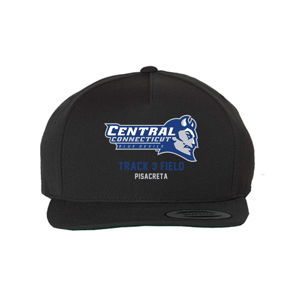 CCSU - NCAA Men's Track & Field : Angelo Pisacreta - Snapback Hat-0