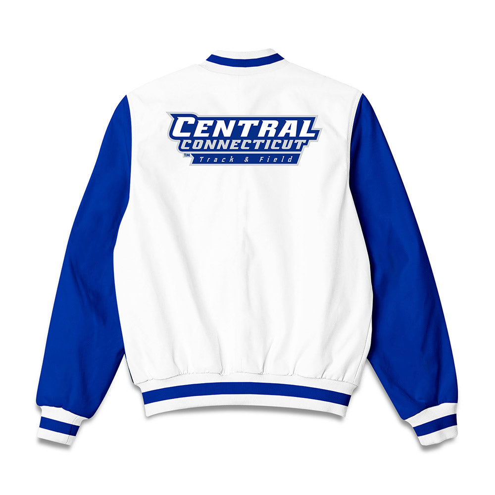 CCSU - NCAA Men's Track & Field : Zane Baton - Bomber Jacket-1