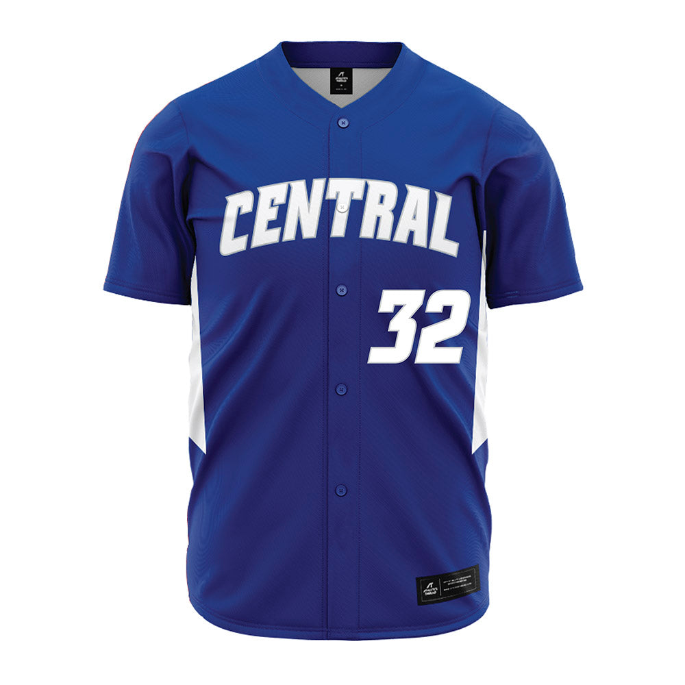 CCSU - NCAA Baseball : John Devine - Blue Jersey-0