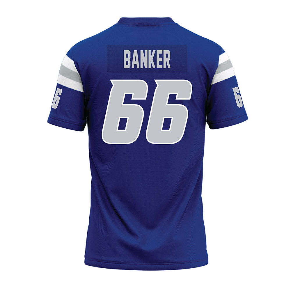CCSU - NCAA Football : Kayden Banker - Blue Premium Football Jersey-1