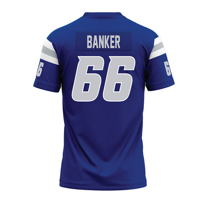 CCSU - NCAA Football : Kayden Banker - Blue Premium Football Jersey-1