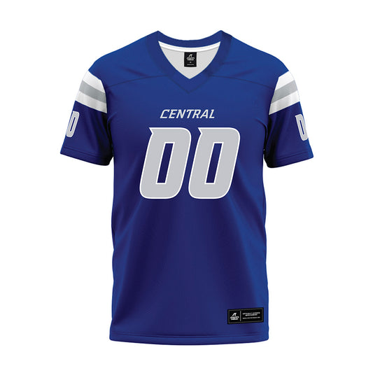 CCSU - NCAA Football : Jaylen Mack - Blue Premium Football Jersey-0
