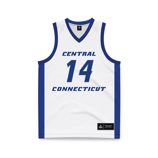 CCSU - NCAA Women's Basketball : Jessica Farrell - Basketball Jersey-0