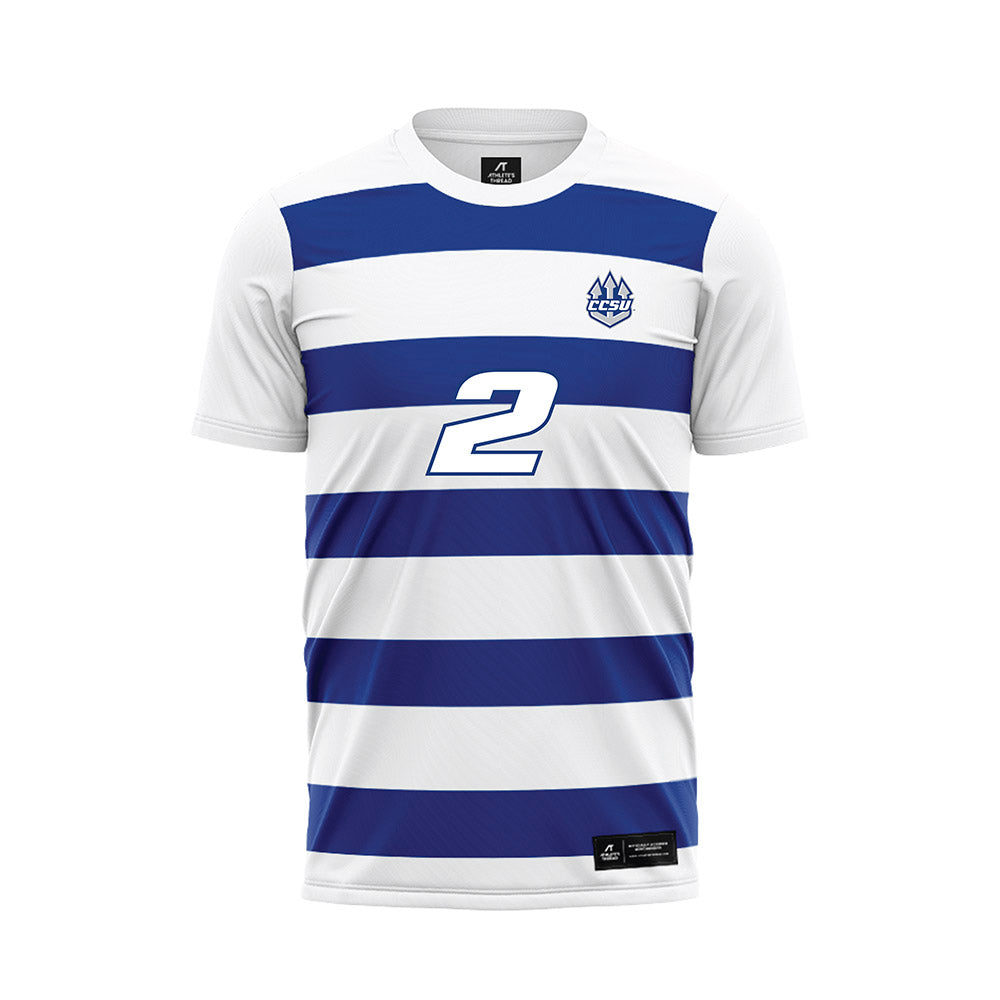 CCSU - NCAA Women's Soccer : Riley Powers - White Soccer Jersey-0