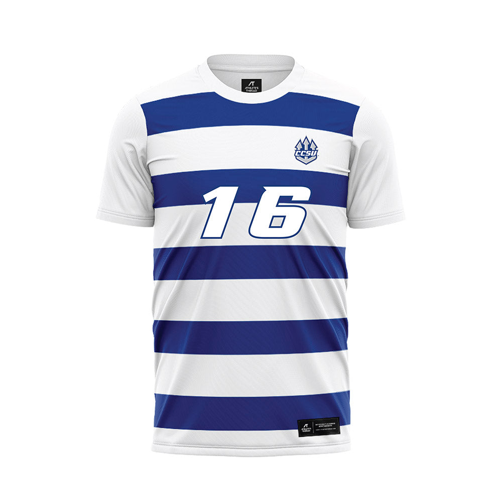 CCSU - NCAA Women's Soccer : emma radoncic - White Soccer Jersey-0