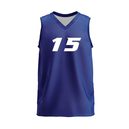 CCSU - NCAA Women's Volleyball : Madison Fulgencio - Blue Volleyball Jersey-0