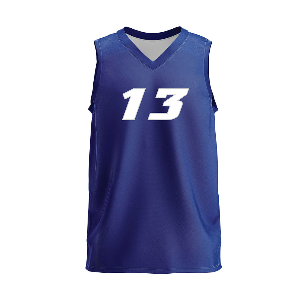 CCSU - NCAA Women's Volleyball : Aubrey Stitcher - Blue Volleyball Jersey-0
