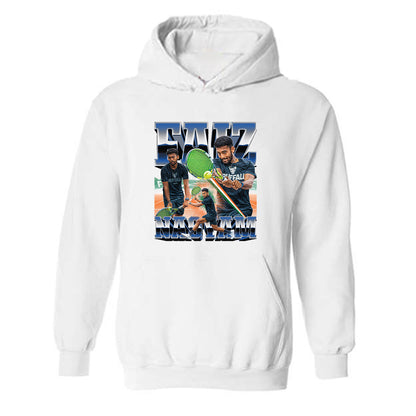 Buffalo - NCAA Men's Tennis : Faiz Nasyam - Player Collage Hooded Sweatshirt-0