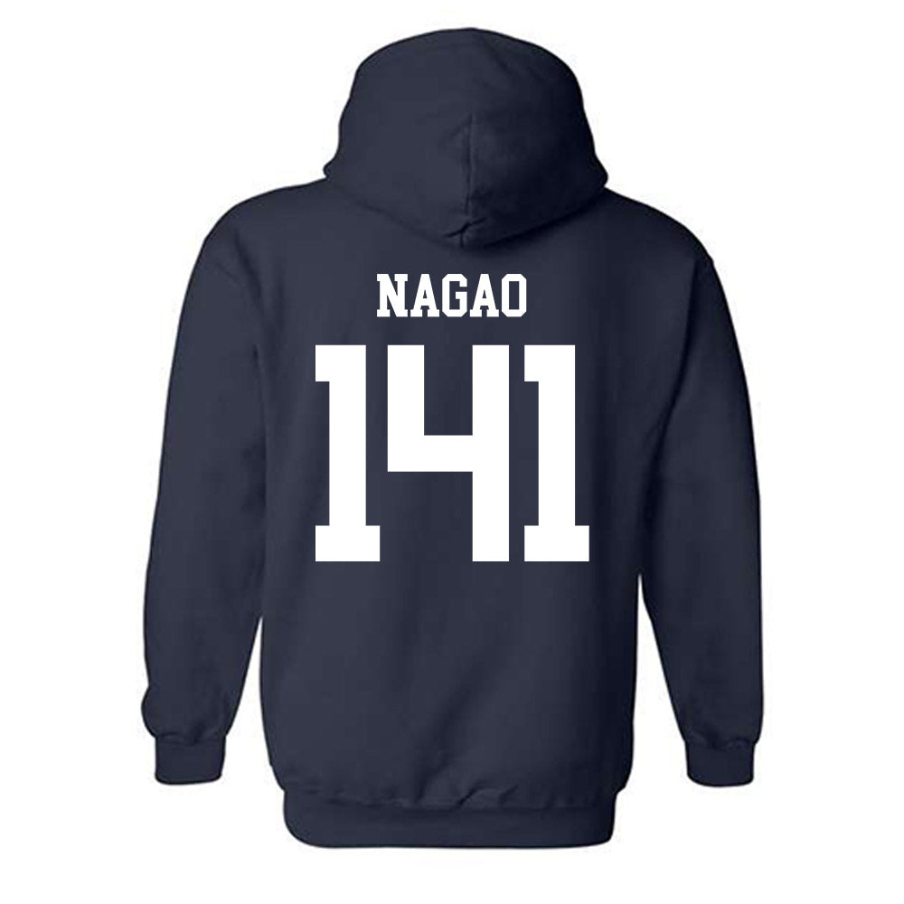 Penn State - NCAA Wrestling : Aaron Nagao - Classic Shersey Hooded Sweatshirt-1