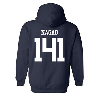 Penn State - NCAA Wrestling : Aaron Nagao - Classic Shersey Hooded Sweatshirt-1