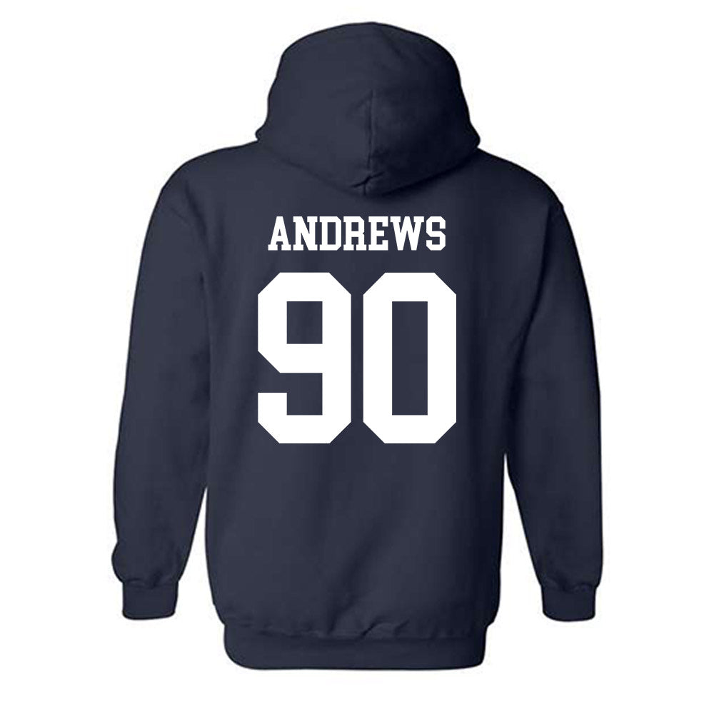 Penn State - NCAA Football : Liam Andrews - Classic Shersey Hooded Sweatshirt-1