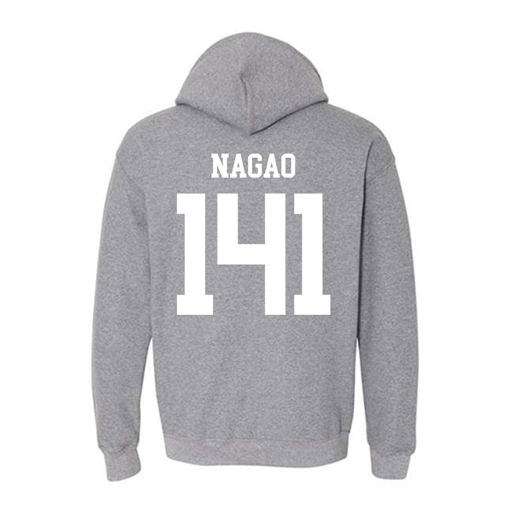 Penn State - NCAA Wrestling : Aaron Nagao - Classic Shersey Hooded Sweatshirt-1