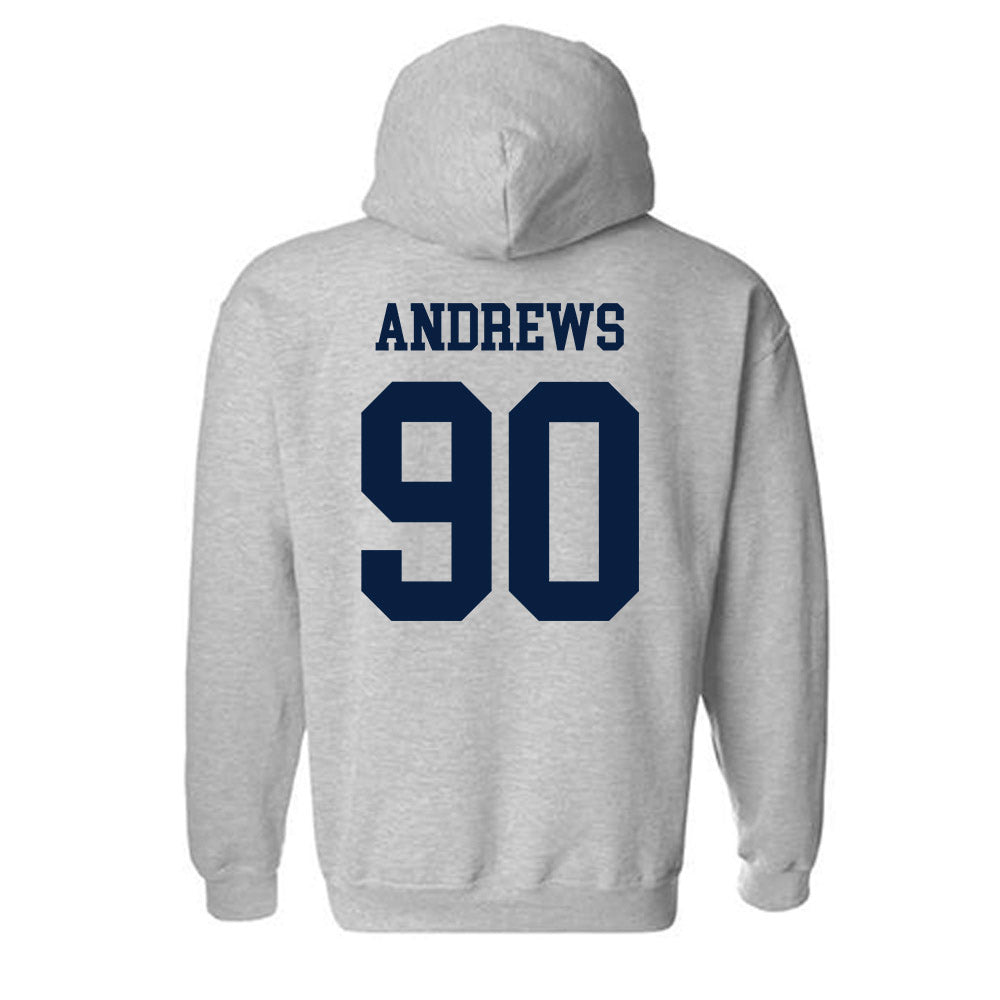 Penn State - NCAA Football : Liam Andrews - Classic Shersey Hooded Sweatshirt-1
