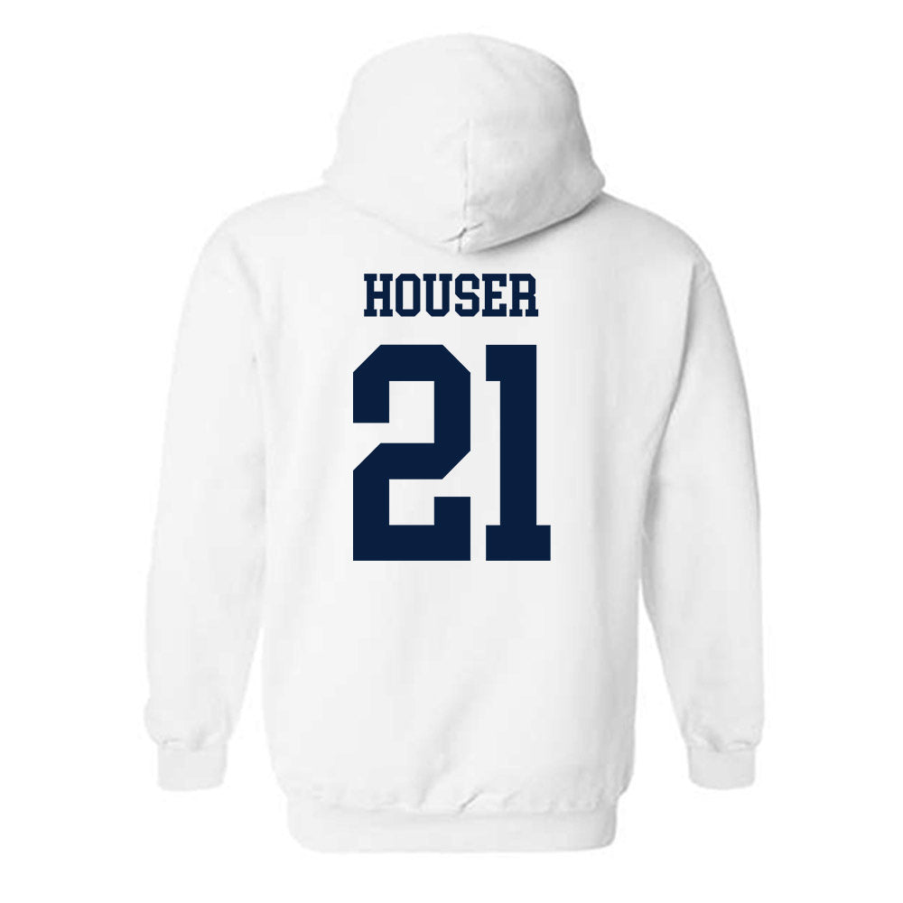 Penn State - NCAA Men's Basketball : Justin Houser - Classic Shersey Hooded Sweatshirt-1