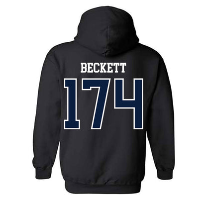 Penn State - NCAA Wrestling : Sam Beckett - Classic Shersey Hooded Sweatshirt-1