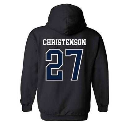 Penn State - NCAA Men's Ice Hockey : Cade Christenson - Classic Shersey Hooded Sweatshirt-1