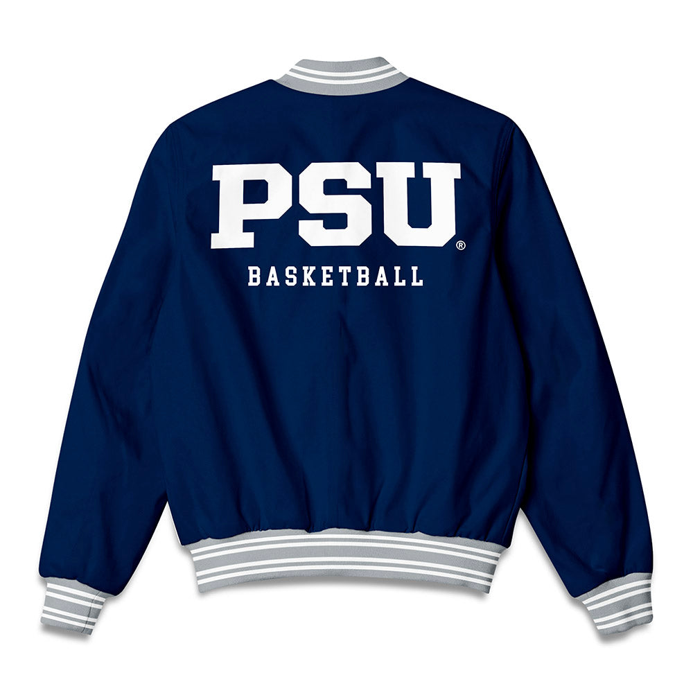 Penn State - NCAA Men's Basketball : Eli Rice - Bomber Jacket-1