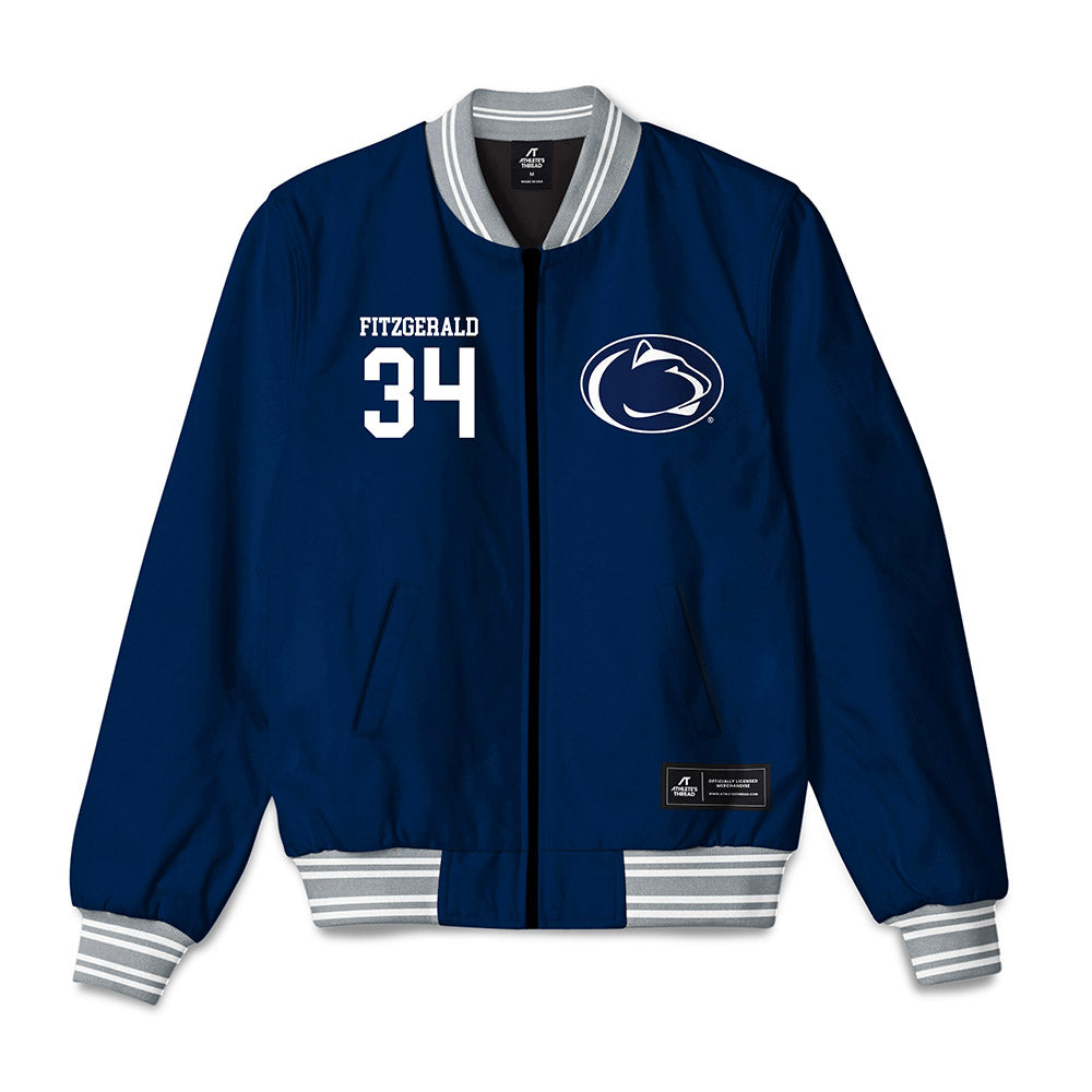 Penn State - NCAA Baseball : Colin Fitzgerald - Bomber Jacket-0