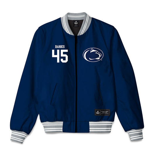 Penn State - NCAA Football : Josh Banks - Bomber Jacket-0