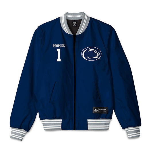Penn State - NCAA Football : James Peoples - Bomber Jacket-0