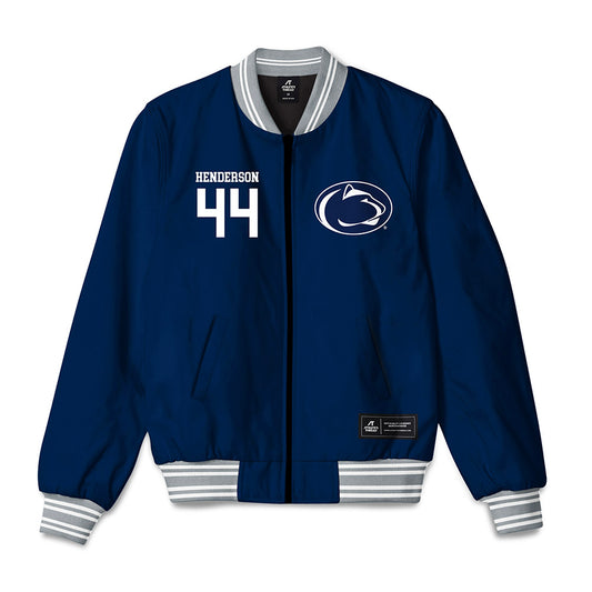 Penn State - NCAA Men's Lacrosse : Billy Henderson - Bomber Jacket-0