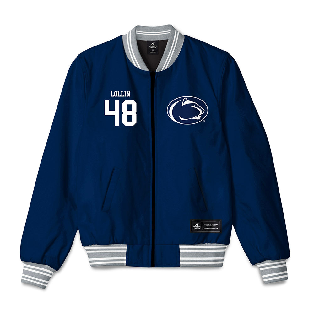 Penn State - NCAA Baseball : Harrison Lollin - Bomber Jacket-0