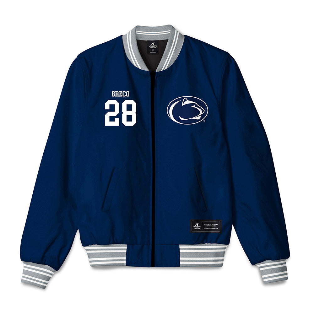 Penn State - NCAA Women's Lacrosse : Maddie Greco - Bomber Jacket-0