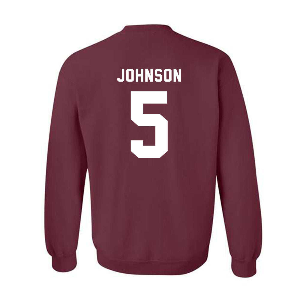 EKU - NCAA Baseball : Ryan Johnson - Classic Shersey Crewneck Sweatshirt-1