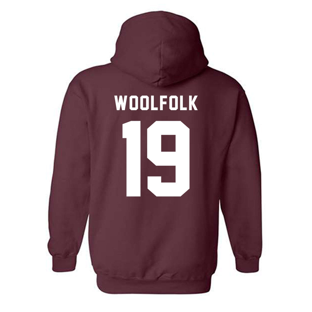EKU - NCAA Football : Amontez Woolfolk - Classic Shersey Hooded Sweatshirt-1
