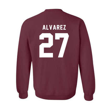 EKU - NCAA Baseball : David Alvarez - Classic Shersey Crewneck Sweatshirt-1