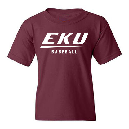 EKU - NCAA Baseball : Silas Shaffer - Classic Shersey Youth T-Shirt-0