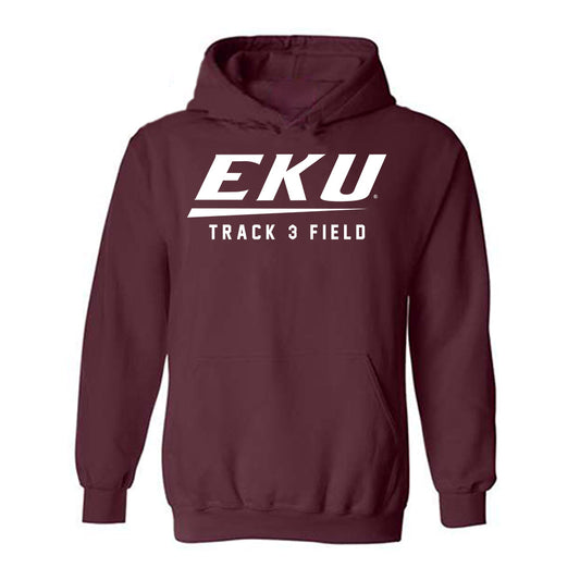EKU - NCAA Men's Track & Field : Cooper Howard - Classic Shersey Hooded Sweatshirt-0