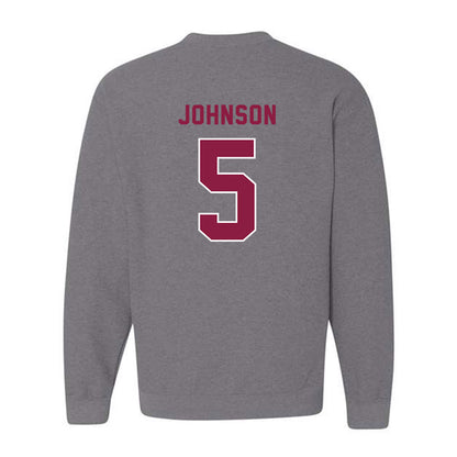 EKU - NCAA Baseball : Ryan Johnson - Classic Shersey Crewneck Sweatshirt-1