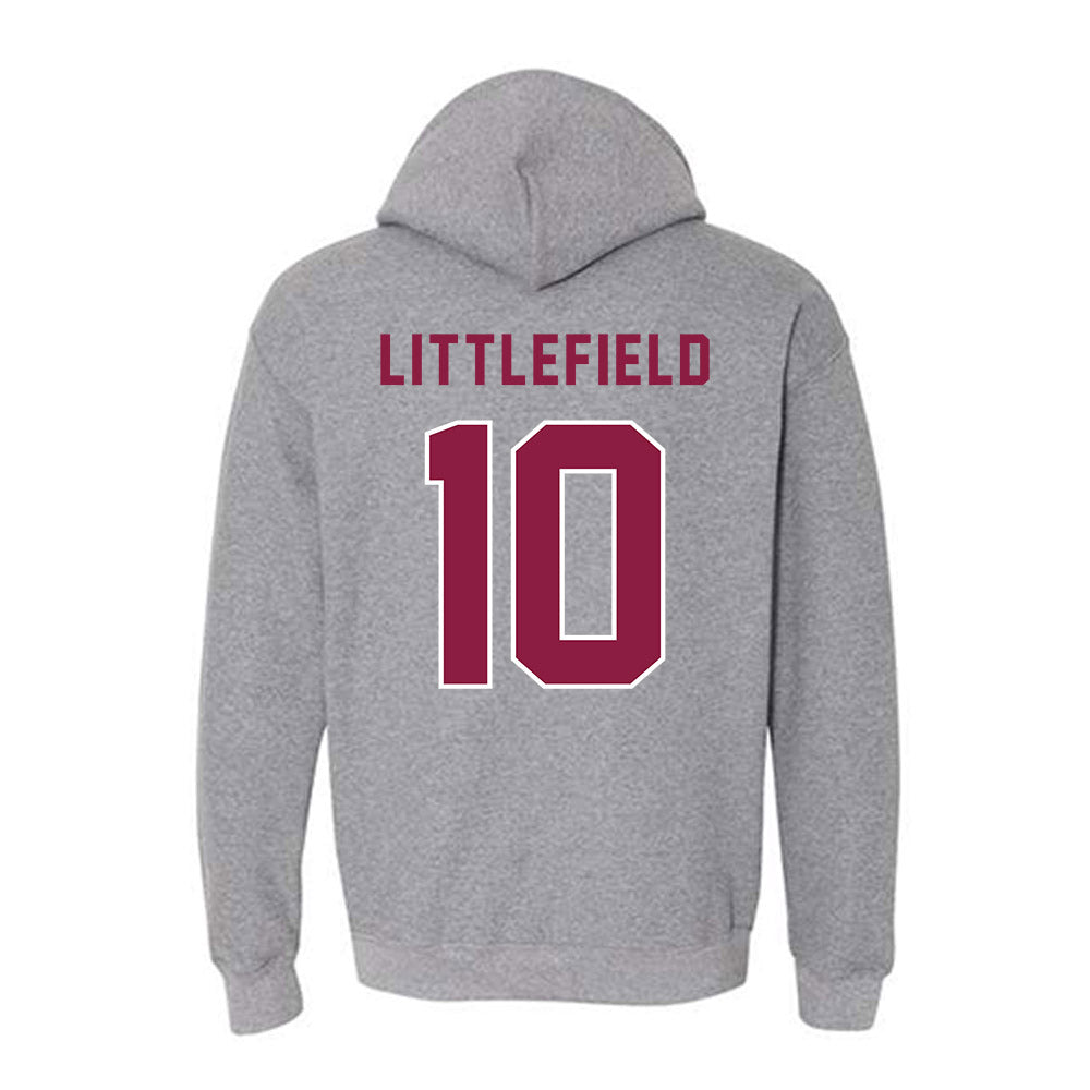 EKU - NCAA Baseball : Dylan Littlefield - Classic Shersey Hooded Sweatshirt-1