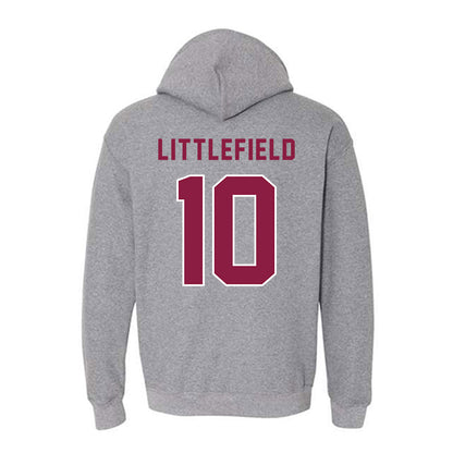 EKU - NCAA Baseball : Dylan Littlefield - Classic Shersey Hooded Sweatshirt-1