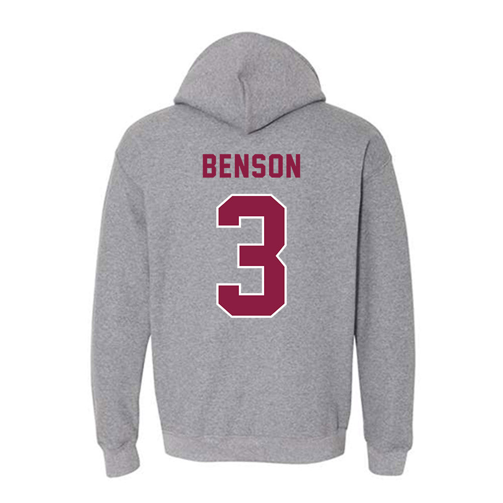 EKU - NCAA Baseball : Kobe Benson - Classic Shersey Hooded Sweatshirt-1