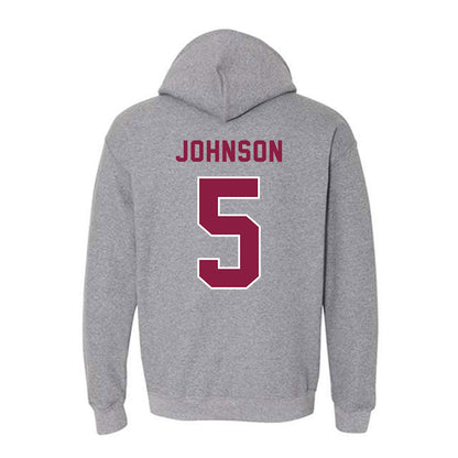 EKU - NCAA Baseball : Ryan Johnson - Classic Shersey Hooded Sweatshirt-1