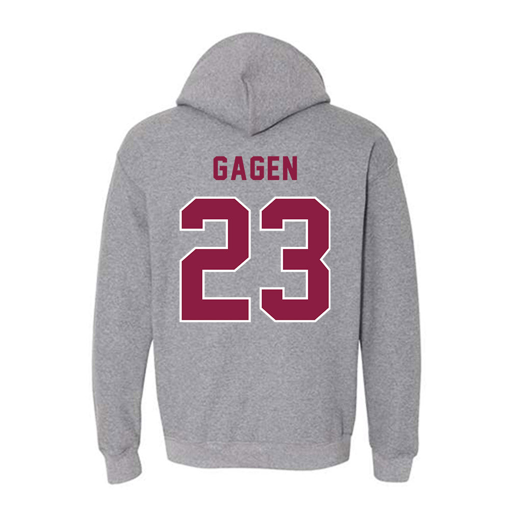 EKU - NCAA Baseball : Bradley Gagen - Classic Shersey Hooded Sweatshirt-1