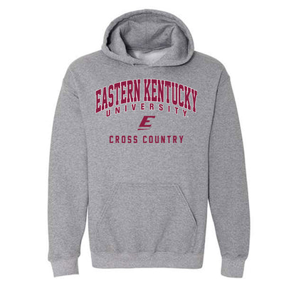 EKU - NCAA Men's Cross Country : German Vega - Classic Shersey Hooded Sweatshirt-0