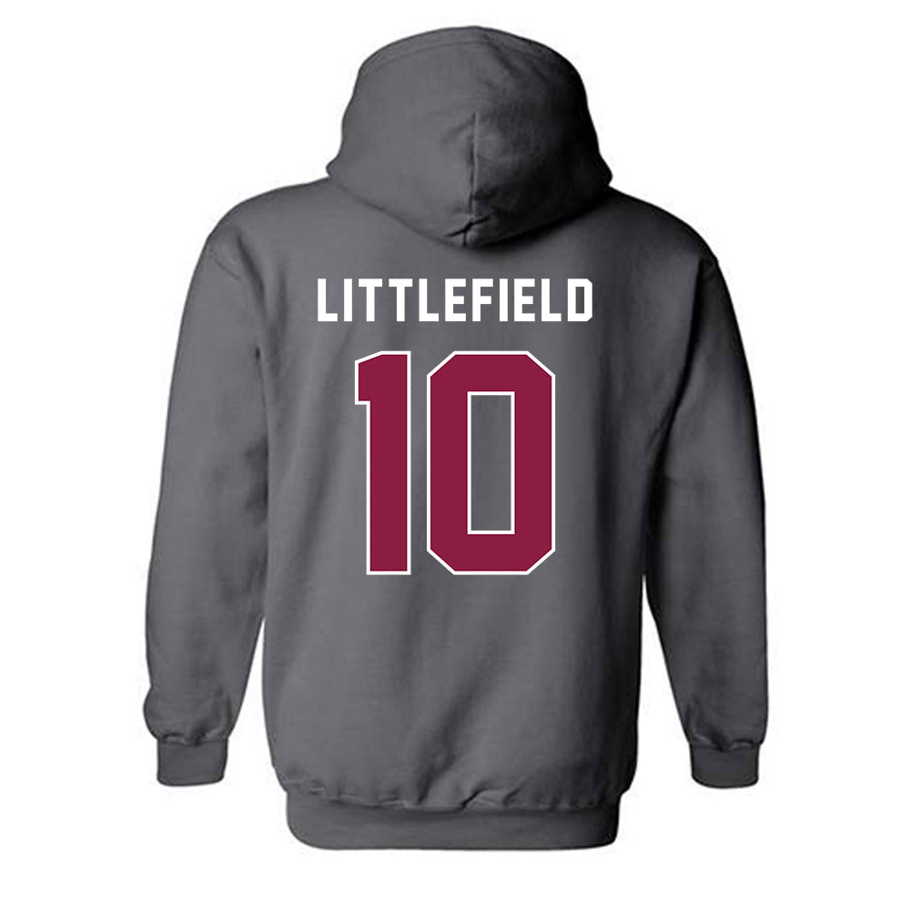 EKU - NCAA Baseball : Dylan Littlefield - Classic Shersey Hooded Sweatshirt-1